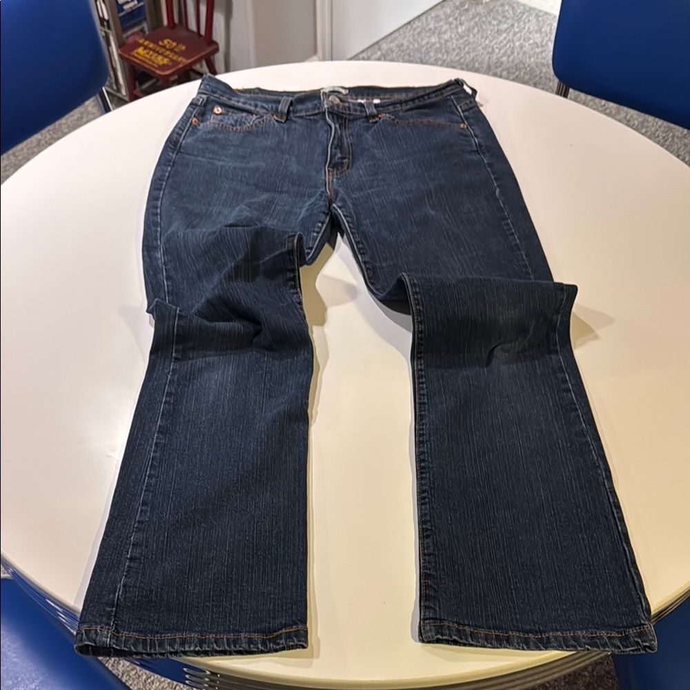 Levi's Blue 515 Boot Cut Jeans Classic Denim Size 10 S